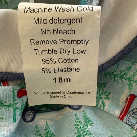 SERENDIPITY by SHRIMP AND GRITS Christmas Jumpsuit Size 18M VGUC - Picture 9 of 9